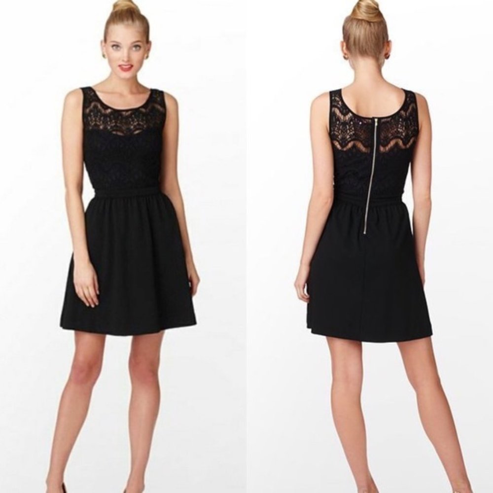 Lilly Pulitzer Black Rhea Dress Size Small